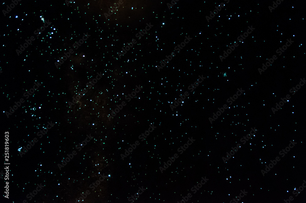 Long exposure of the sky seen at night with thousands of stars Long exposure of the sky seen at night with thousands of stars