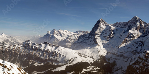 Lauberhorn mit Eiger