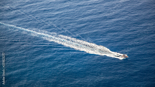 Speedboat and the open sea  © Neil