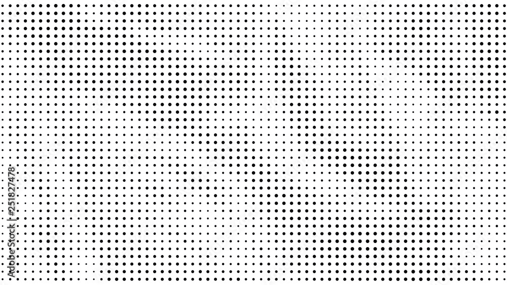 Halftone gradient pattern. Abstract halftone dots background. Monochrome dots pattern. Grunge crumpled texture. Pop Art, Comic small dots. Design for presentation, business cards, report, flyer, cover Halftone gradient pattern. Abstract halftone dots background. Monochrome dots pattern. Grunge crumpled texture. Pop Art, Comic small dots. Design for presentation, business cards, report, flyer, cover