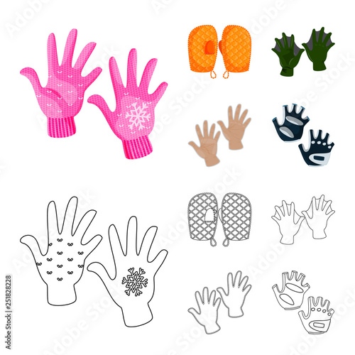 Vector design of silhouette and safety symbol. Collection of silhouette and comfort vector icon for stock. © pandavector