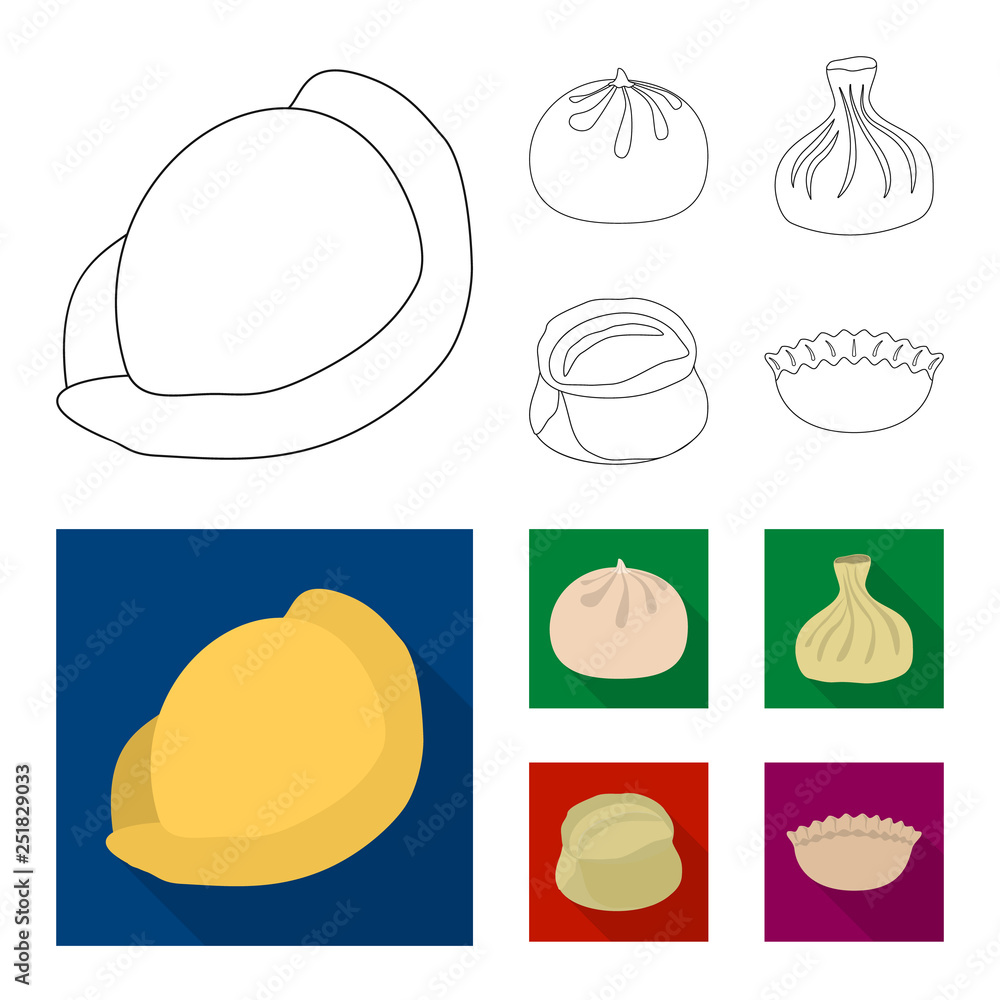 Vector illustration of products and cooking sign. Set of products and appetizer stock symbol for web. Vector illustration of products and cooking sign. Set of products and appetizer stock symbol for web.