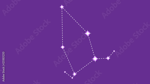 Cepheus constellation vector design