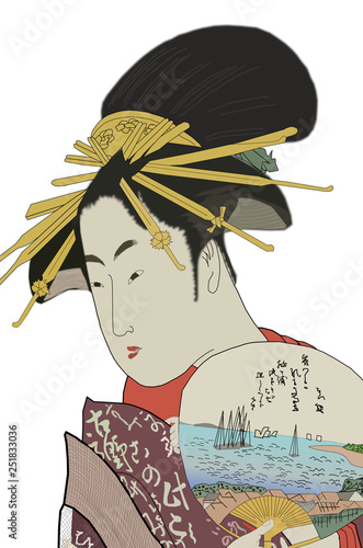 美人画 イラスト Stock イラスト Adobe Stock 美人画 イラスト Stock イラスト Adobe Stock