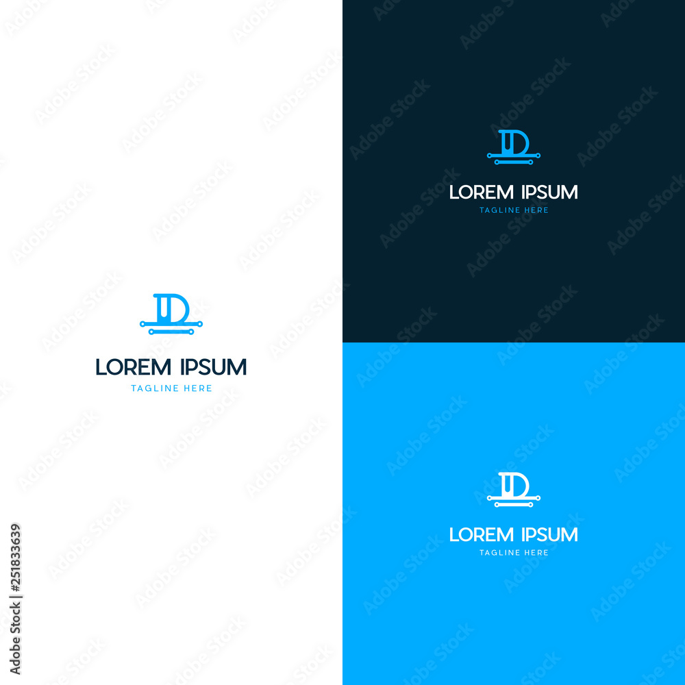 Letter D Creative Vector Logo Design Letter D Creative Vector Logo Design