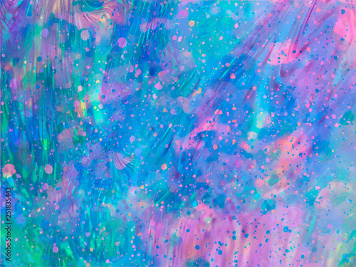 Opal gemstone background. Trendy Vector template for holiday designs, invitation, card, wedding, save the date.