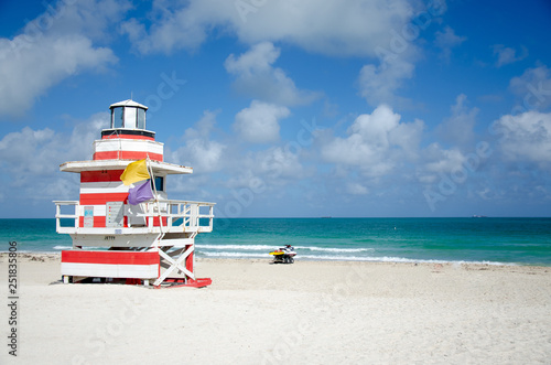 Lifeguard Beach House in Miami Beach in den Ferien © Cedric Lüthi