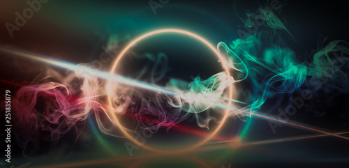 Abstract smoke, night view,...
