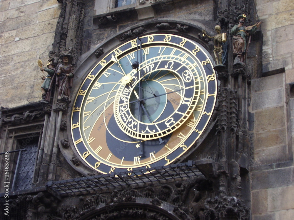 Obraz premium Orologio astronomico a Praga