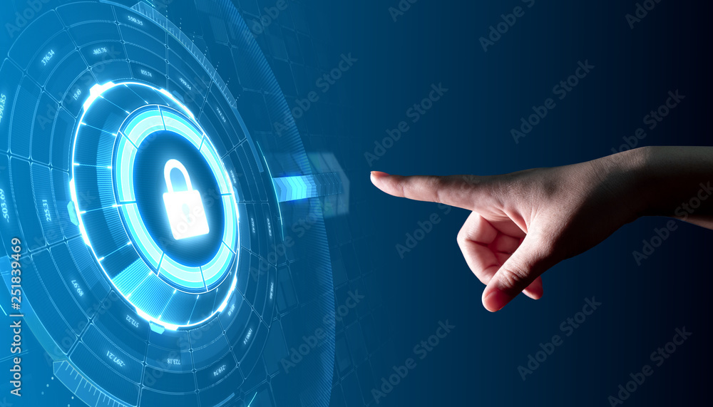 Cyber Security Data Protection Business Technology Privacy concept Cyber Security Data Protection Business Technology Privacy concept