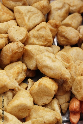 Fried meatballs is delicious at street food