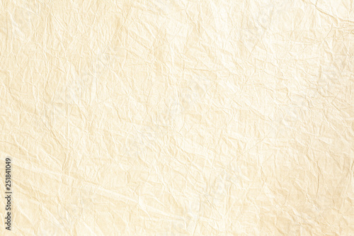 Old brown crumpled paper background texture