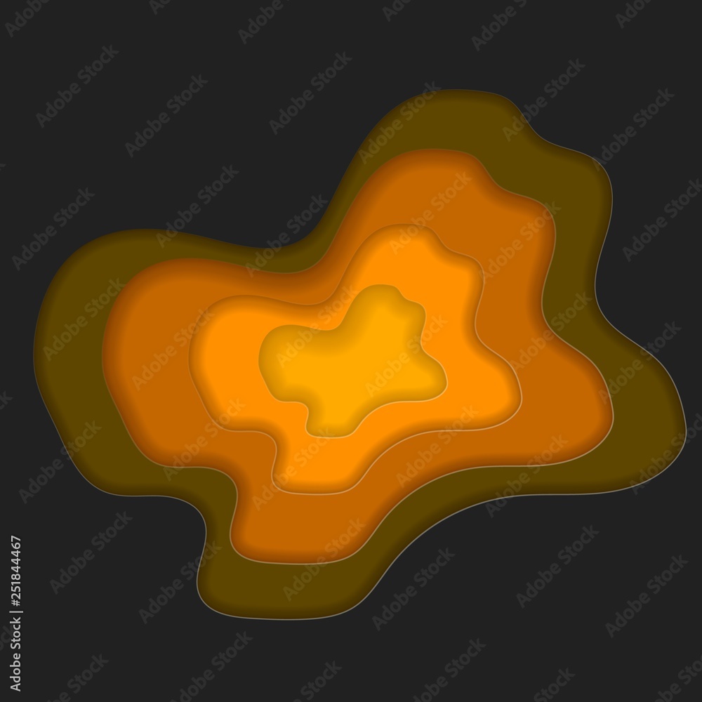3D abstract background and paper cut shapes. Vector design layout for business 3D abstract background and paper cut shapes. Vector design layout for business
