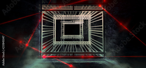 Dark room, a tunnel, a corr...