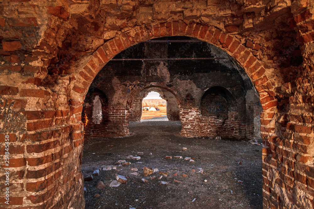 The remains of the church, 19th century. Chelyabinsk region. Russia The remains of the church, 19th century. Chelyabinsk region. Russia