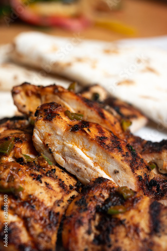 Wallpaper Mural Chicken Fajitas with tortillas Torontodigital.ca