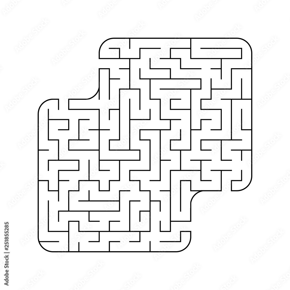 Abstact labyrinth. Game for kids. Puzzle for children. Maze conundrum. Vector illustration Abstact labyrinth. Game for kids. Puzzle for children. Maze conundrum. Vector illustration