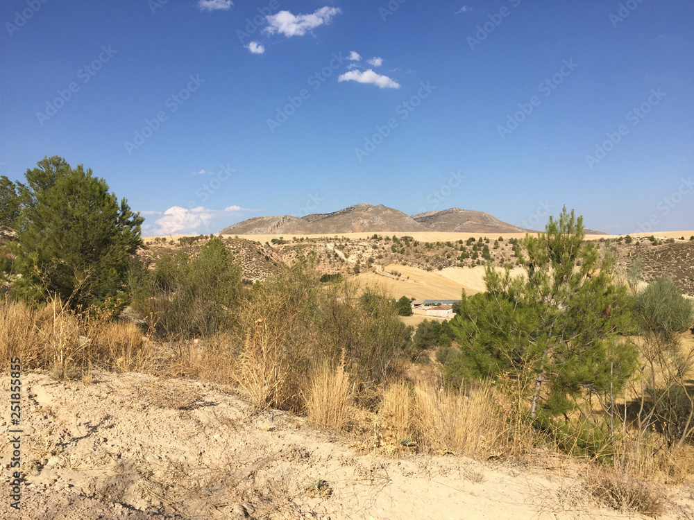 Wüstenlandschaft Andalusien Sierra nevada