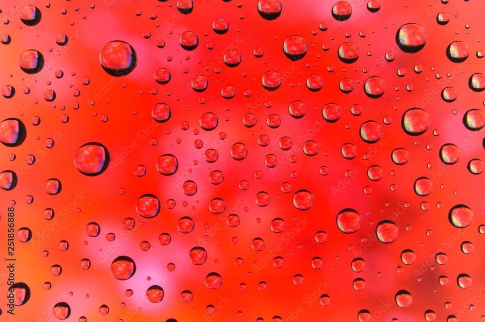 Water drop color Red Water drop color Red