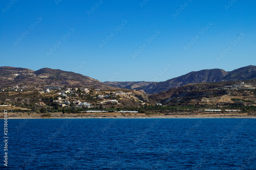 Cyprus, Mediterranean, sea, city, pathos, beauty, blue, water, sky, space, travel, sea, walk, landscape, impressions, memories
