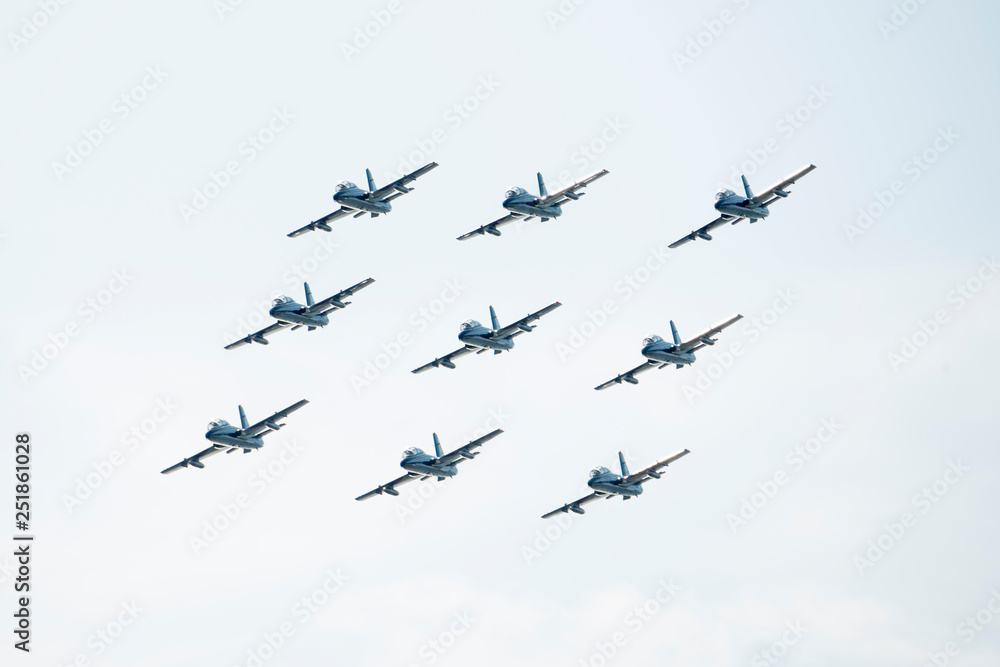 The Italian acrobatic team: the tricolor arrows The Italian acrobatic team: the tricolor arrows