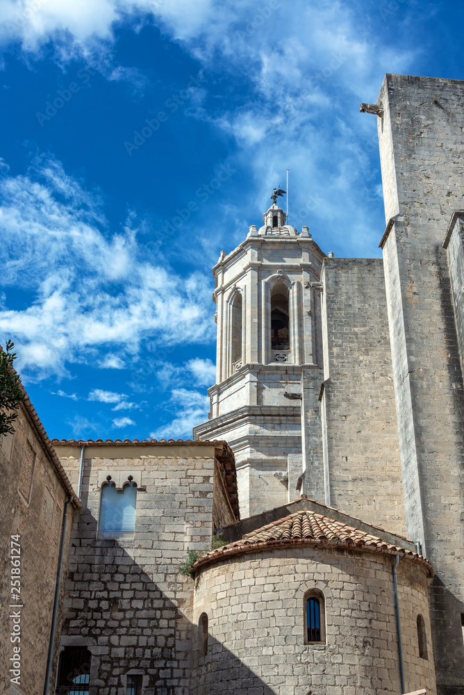 Cathedral in Girona, Spain View