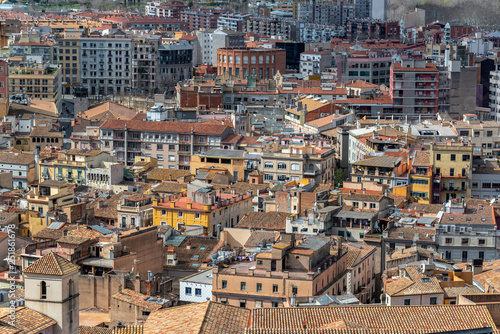 View of Center of Girona, Spain