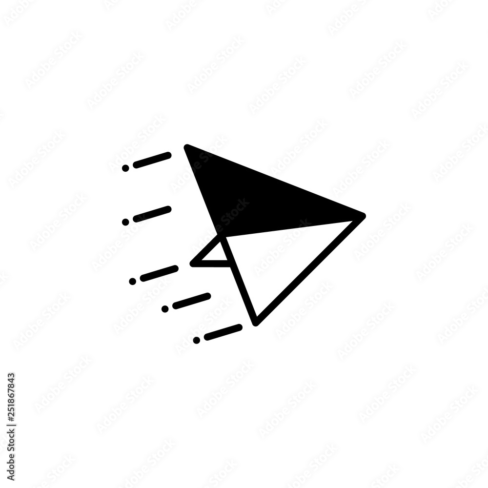 Paper plane icon vector. Paper plane vector design. sign design. flat style. Vector EPS 10 Paper plane icon vector. Paper plane vector design. sign design. flat style. Vector EPS 10
