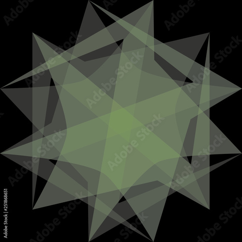 Geometry minimalistic artwork poster with simple shape and figure