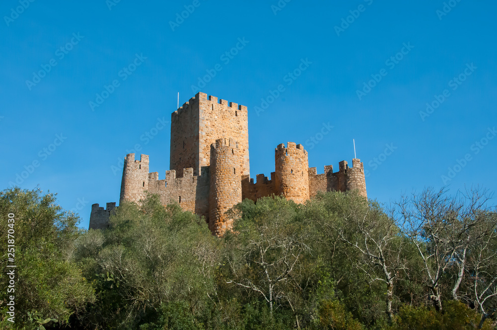 Image of Almourol Castle, in Portugal