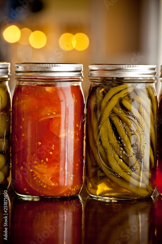 Canned Tomatoes and Green Beans