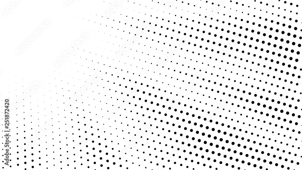 Halftone gradient sun rays pattern. Abstract halftone vector dots background. Summer dots pattern. Pop Art, Comic small dots. Star rays halftone poster. Shine, explosion. Light gray, sunrise rays