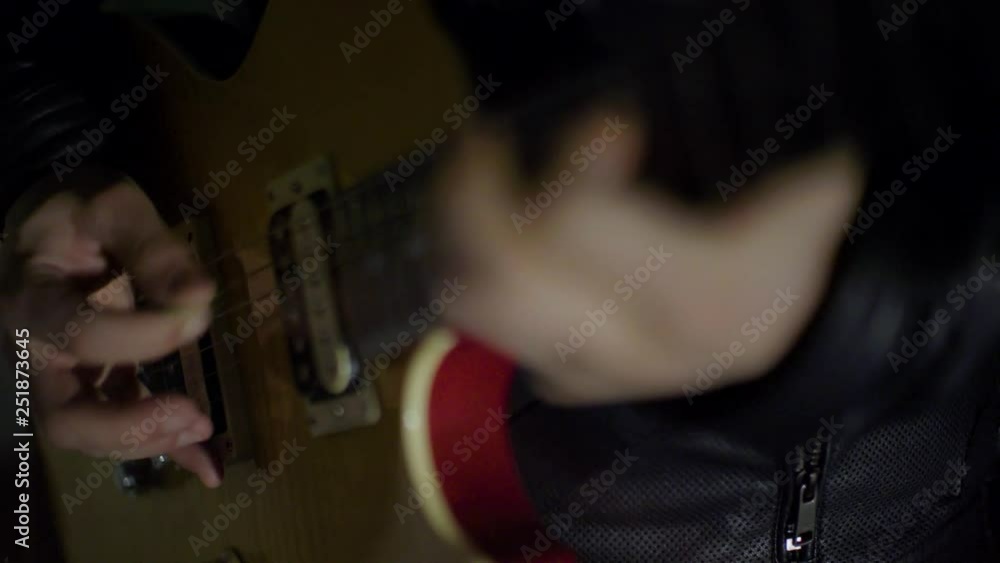 rocker man plays guitar rocker man plays guitar