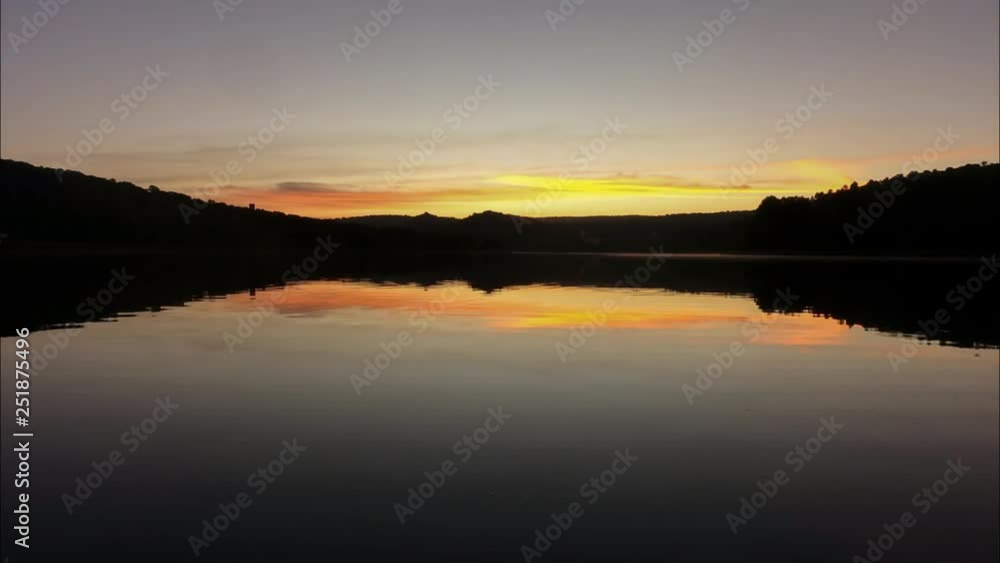 Time lapse of the ruidera lagoons at sunrise Time lapse of the ruidera lagoons at sunrise