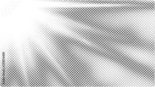 Halftone gradient explosion pattern. Abstract halftone vector dots background. Fireworks dots pattern. Pop Art  Comic small dots. Star rays halftone poster. Shine  sun rays. Outer space  sunrise rays