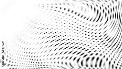 Halftone gradient explosion pattern. Abstract halftone vector dots background. Fireworks dots pattern. Pop Art  Comic small dots. Star rays halftone poster. Shine  sun rays. Radial space  sunrise rays