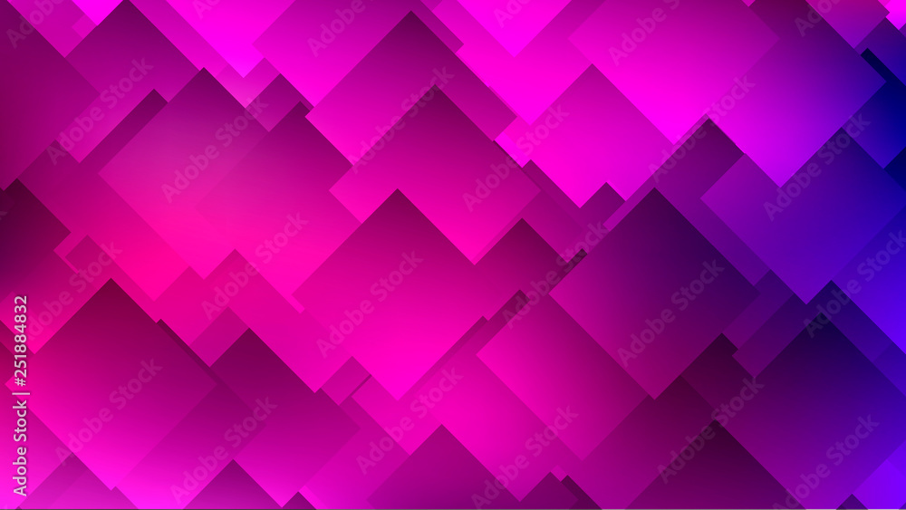 Modern abstract colorful gradient background with rhombuses, squares. Geometric poster, banner. Vector illustration. Modern abstract colorful gradient background with rhombuses, squares. Geometric poster, banner. Vector illustration.