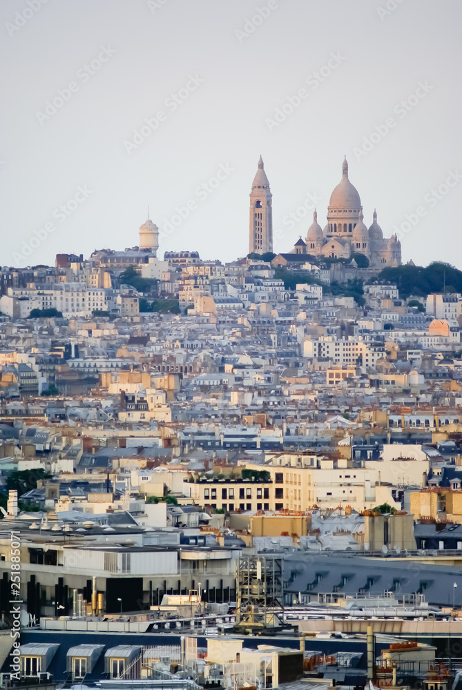 Fototapeta premium Sacre Coeur on Montmartre