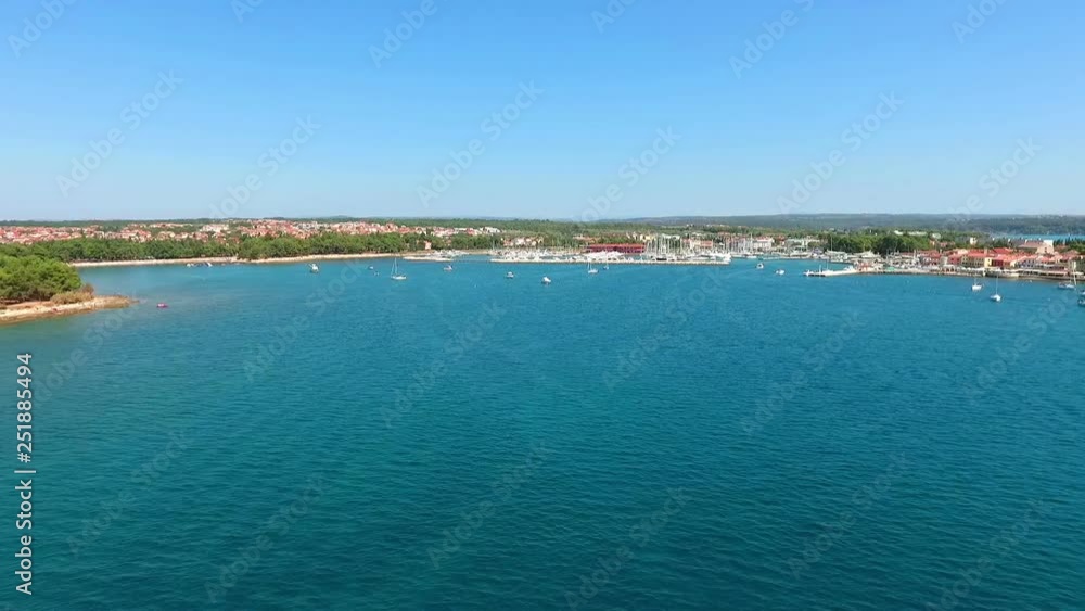 Amazing view at the Novigrad bay in Croatia Amazing view at the Novigrad bay in Croatia