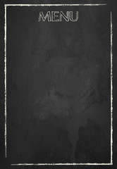Chalkboard Food Menu