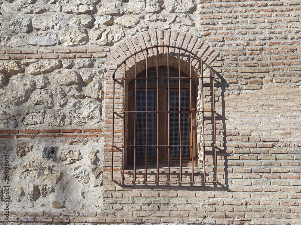 Old window in a facade
