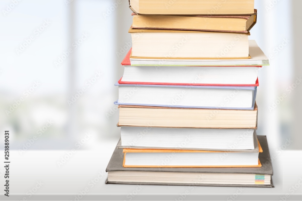 Colorful books collection on background. Colorful books collection on background.