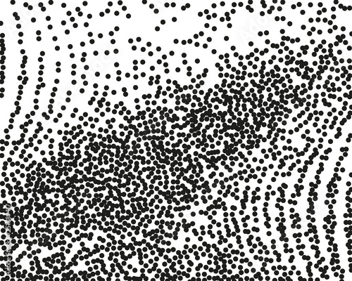 Grainy grunge texture on a white background