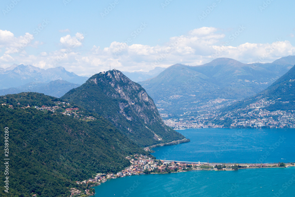 Monte San Giorgio, Mendrisio (Svizzera) - Vista sul Lago di Lugano