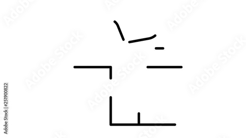 line icon animation gift
