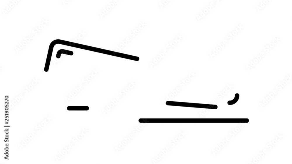 line icon animation stapler line icon animation stapler