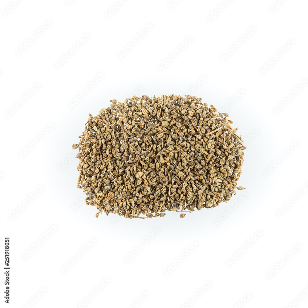 Foto de Dried Herbs,ajowan,Trachyspermum ammi (L.) Sprague,Carum