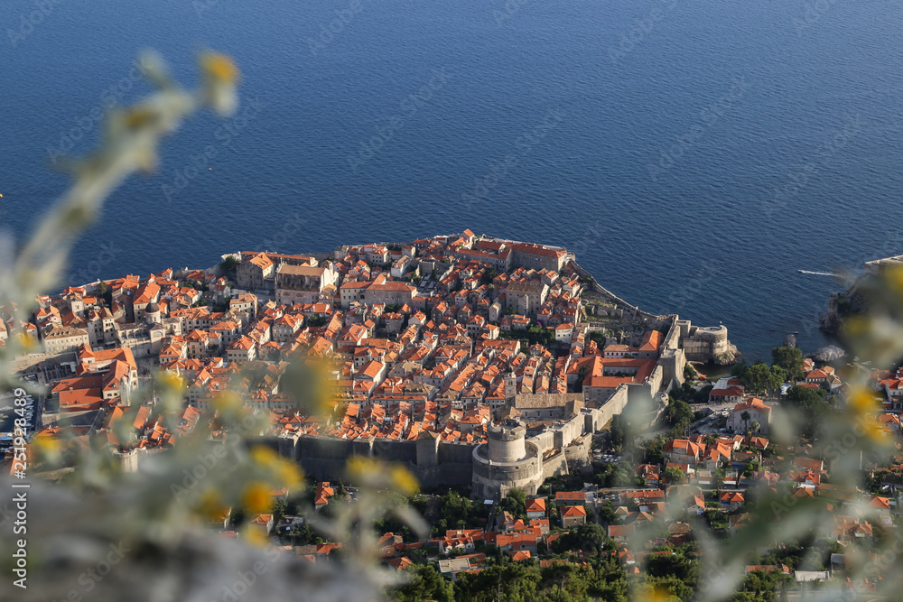 View of Dubrovnik's old town