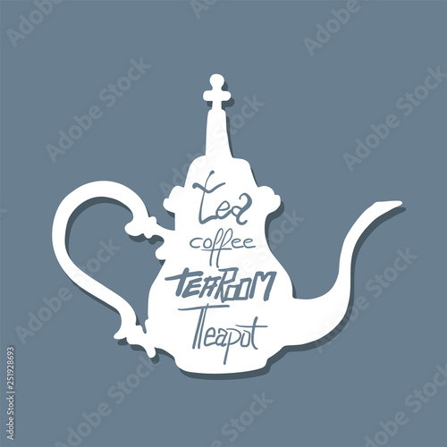 Classic teapot illustration