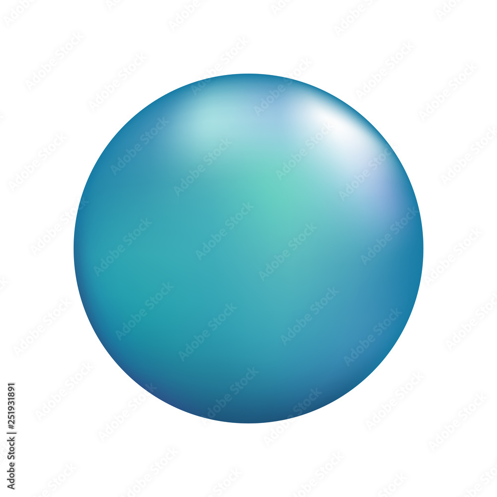 smooth marble ball illustration